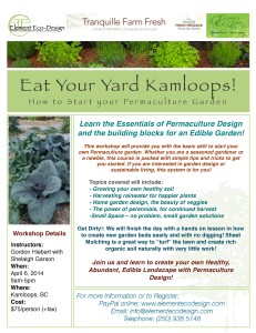 Eat Your Yard Kamloops, April 2014