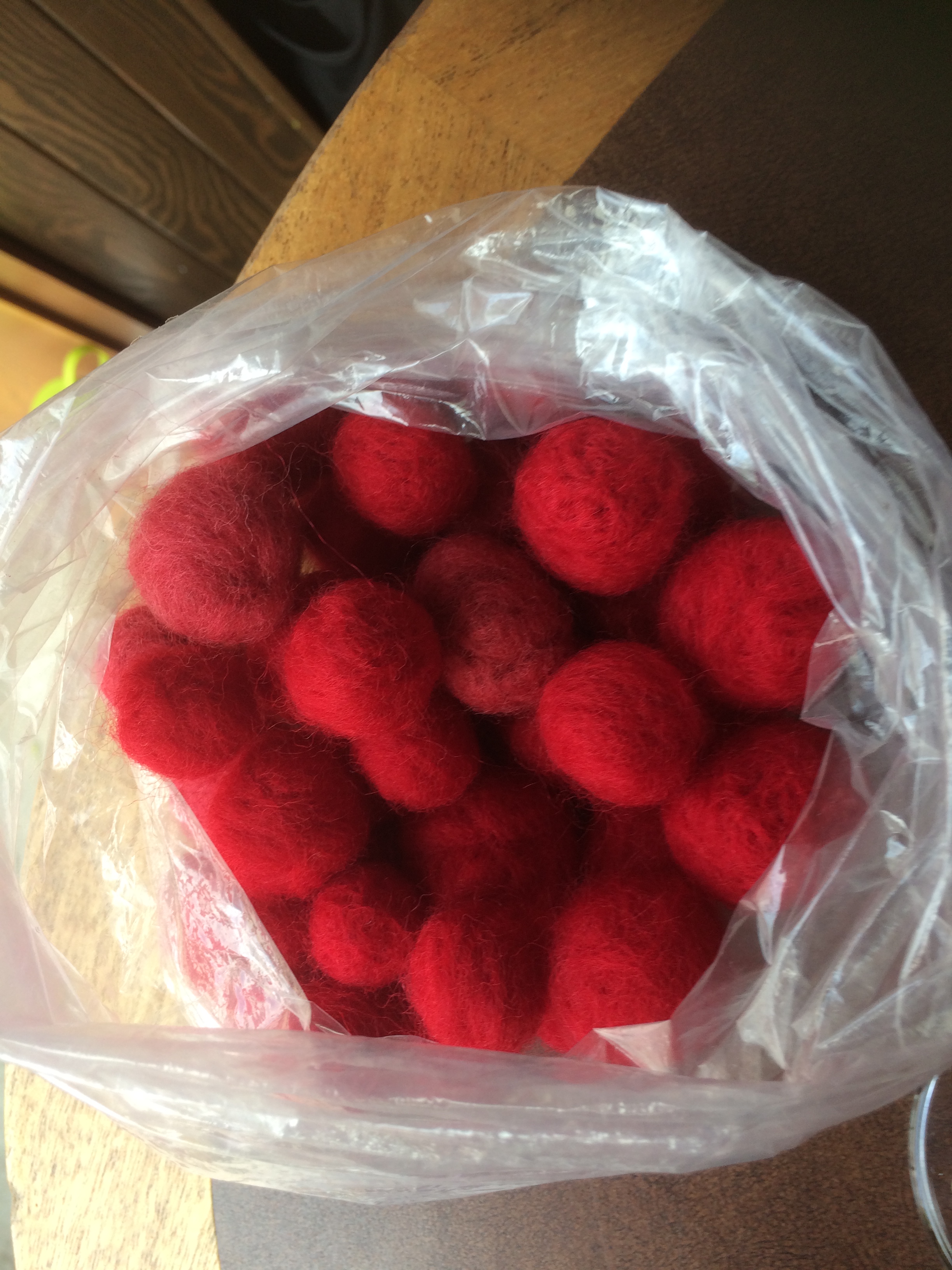 Felted Salmon Roe